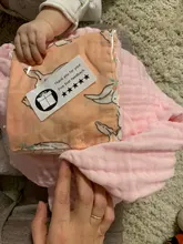 Pañal de muselina para bebé, Manta de bambú para recién nacido, Manta de algodón para recién nacido