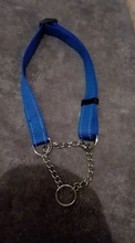 Dog-Collar Link-Chain Dog-Training-Accessories Slip Pet Large Dog Martingal Nylon Adjustable