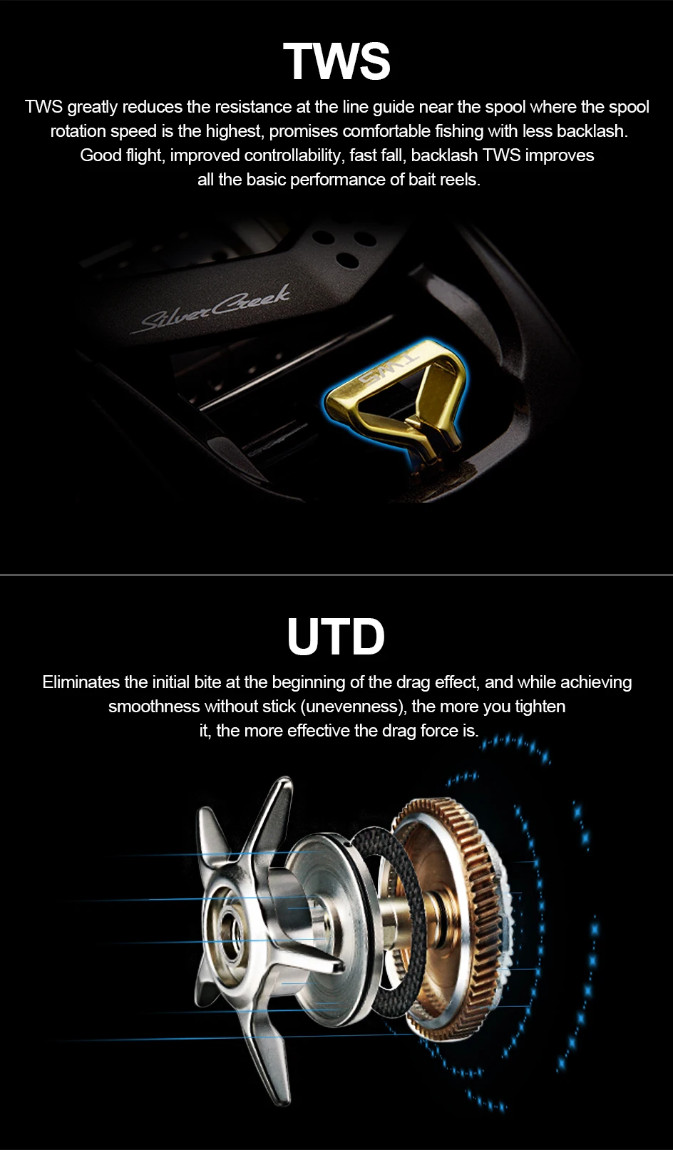 DAIWA SILVER CREEK AIR TW STREAM CUSTOM Baitcasting Fishing Reel