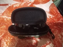 Caja militar de camuflaje para gafas de sol para hombre, estuche de EVA con Clip para cinturón, 1 unidad