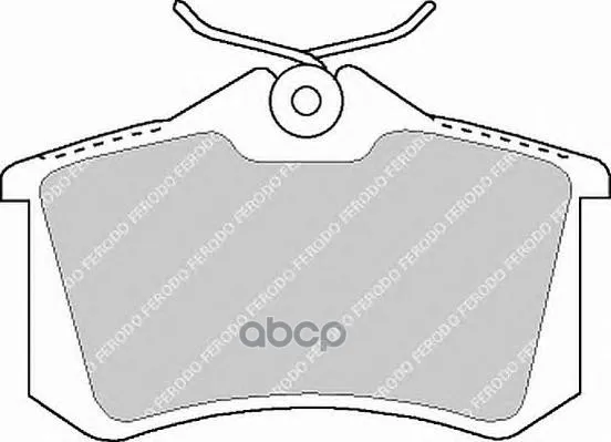 Колодки Тормозные Audi 96-/Citroen 99-/Renault 98-/Peugeot 00-/Vw 95- Задние Ferodo Fdb1083 Ferodo арт. FDB1083