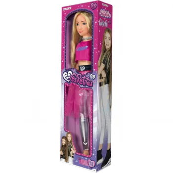 

Gisele and Claudia ratites, Gisele doll, big doll 105 cm, official doll Youtubers the gang ratites, children 3 years old