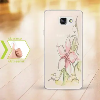 

Personalized Custom Samsung Galaxy A3-A5-A7 2016 Slim Clear Silicone Phone Cover (Flower Temalı-1)