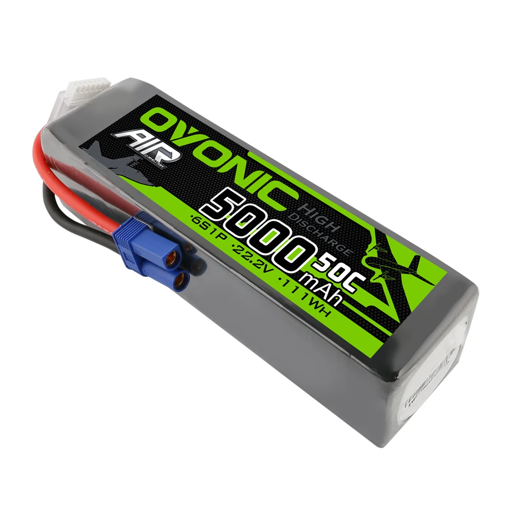 Аккумуляторная батарея Ovonic 5000 мАч Lipo 6S 22 2 в 50C с разъемом EC5 для Arrma RC Car Boat Truck Heli