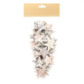 

Yw014 decorative elements made of bark Wood 'звездочки', 4 cm, 30 pcs/pack (white)
