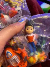 Decoración de tarta de cumpleaños de la patrulla Canina, 12 Uds., Material de PVC para cachorros, juguetes para niños, regalos de cumpleaños