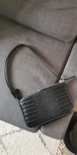 Bolsas de mensajero de hombro con patrón de cocodrilo Retro para mujer, bolsos de mano Vintage, bandoleras lisas informales, bolso cruzado