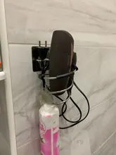 Organizer Rack Stand-Bracket Straighteners Hair-Dryer-Holder Salon Styling-Storage Stainless-Steel