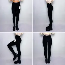 Workout Leggings Micro-Pressure Black BIVIGAOS Sport Hip-Lifting Sharkskin Slim