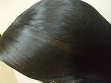 HENRY MARGU-pelucas sintéticas rectas, color negro y marrón, con resalte para mujeres, parte media, longitud del hombro, pelo Bobo resistente al calor