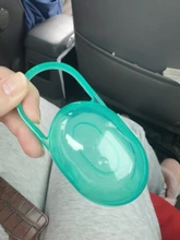 Caja de chupete sólido para bebé, contenedor de chupete, caja de almacenamiento de viaje, Soporte seguro, caja de plástico PP, 1 Uds.