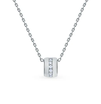 

Silver necklace with cubic zirconia sunlight sample 925