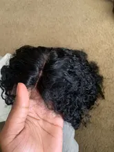 RESHINE-Peluca de pelo rizado de Mongolia, cabello humano con encaje frontal 13x4, 180%, 13x6, cierre de encaje rizado, prearrancado