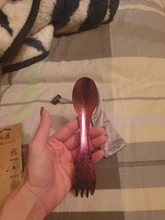 Titanium Spoon Tableware Fork Ultralight Tito Outdoor Camping Picnic Pure