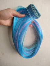 TOPREETY resistente al calor sintético pelo recto 110g elasticidad hilo Invisible Halo extensiones de cabello 8006