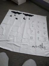 Manta de crecimiento mensual para bebé recién nacido, utilería de fotografía, fondo de tela conmemorativa, alfombra, accesorios para bebé recién nacido