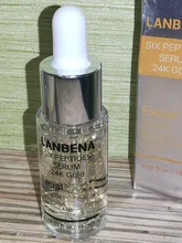 LANBENA-suero facial con vitamina C, ácido hialurónico, acné hidratante de blanqueamiento, para el cuidado de la piel tratamiento reparador, suero para arrugas antienvejecimiento