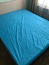 Mattress-Pad-Cover Topper Bed-Sheet Anti-Mites Waterproof Terry Solid Smooth for Breathable