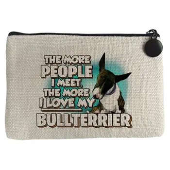 

Purse I love my Bullterrier Tabby race dog