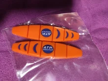 Raqueta de tenis de forma larga, amortiguadores de vibración, absorción de impacto, 2 unids/lote