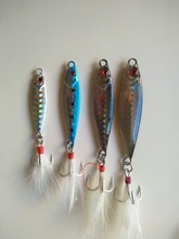 Casting Jigging Spoon Lead Fishing-Lure Artificial-Bait-Tackle Shore DRAGER Fish-Sea-Bass