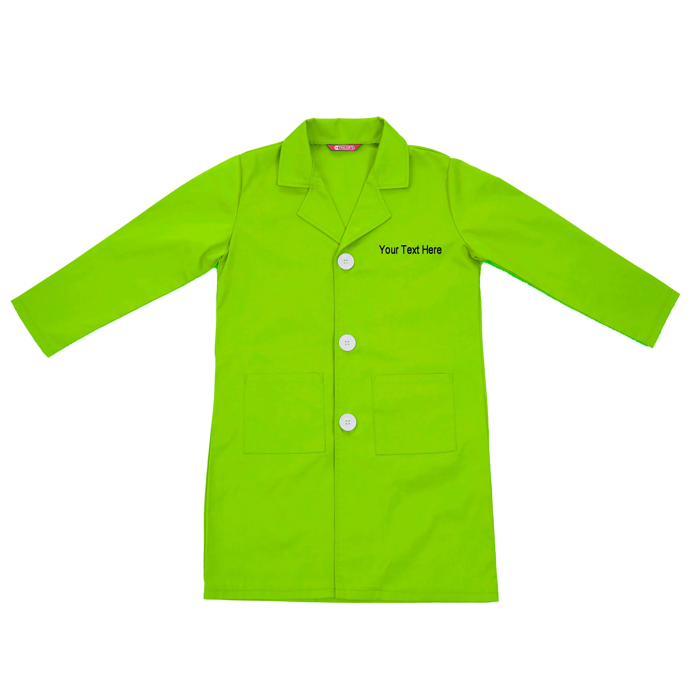 Children&lsquo;s Embroidered Lab Coat Personalized with your Text