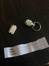 Bonitos juguetes de perro interactivo pelota para perro mascota gato de juguete con campana pequeña Arco Iris perros etiqueta de dirección collar accesorios #1227