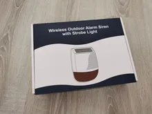 Tugard 433MHz inalámbrico al aire libre Solar sirena luz Flash luz estroboscópica sirena de alarma a prueba de agua para la casa antirrobo de seguridad sistema de alarma WiFi