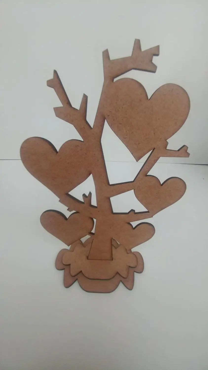 Lazer Kesim Mdf Fotoğraf Çerçevesi Resimlik(Boyanabilir