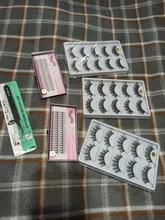 Racimo de pestañas individuales 60 uds, maquillaje profesional, pestañas postizas, extensiones de pestañas