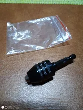 1pc 6.35mm Quick Change Keyless Drill Bit Chuck Hex Shank Adapter Converter Tool