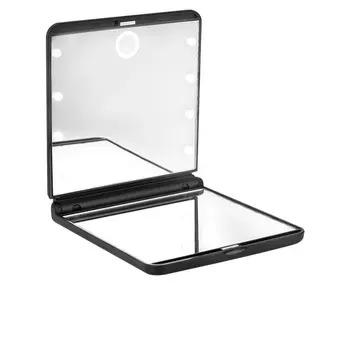

Mirror ohh light touch double folding with led light black