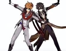 Genshin-Juego de mesa con base para disfraz de personaje, modelo de placa con base, modelo de figura de acrílico, ventiladores para decoración, regalo, Zhongli Mona Xinyan