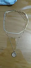 Collar de cadena con colgante de moneda de oro estilo bohemio para mujer, Gargantilla larga con colgante de concha, perla, Luna, mariposa