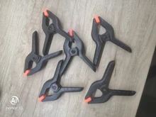 Plastic Clips Spring-Clamp Working-Tools Adjustable-Clamps Wood Outillage 3inch for 6pcs/Lot