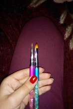 Manicure-Tool Liner Carving-Brush Drawing-Pen Rhinestone-Handle French-Lines Nail-Art