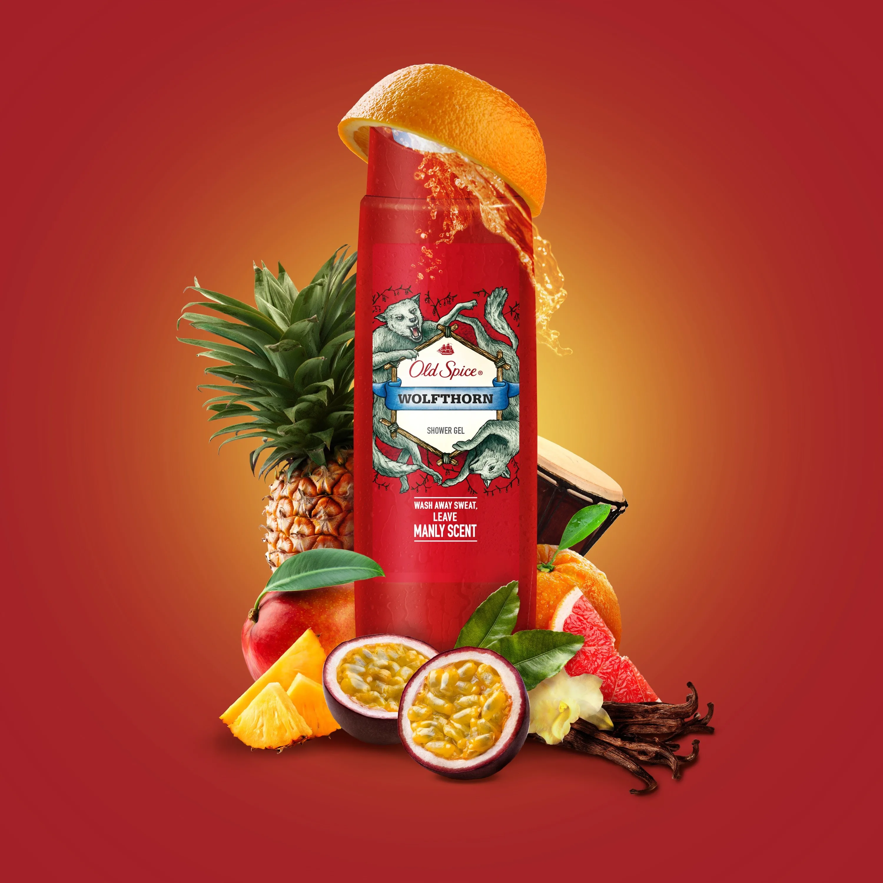 Гель для душа Old Spice Дикий аромат Wolfthorn 400 мл