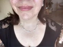 Joyería de plata de ley 925, 12 unidades, caja de perlas de 6mm, Gargantilla de cadena, collar Kolye, bisutería para mujer, S-n54