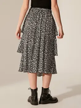 

Patterned Viscose Skirt