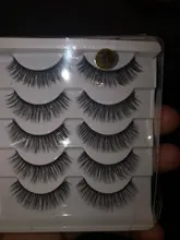 HBZGTLAD 2-20 pares 3D de visón pestañas falsas hecho a mano Wispy largo esponjosa pestañas falsas de ojos Natural extensión Kit de maquillaje Cilios