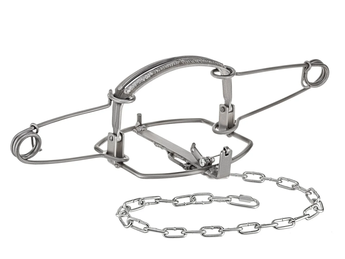 Капкан-ловушка &quotСибирь - М&quot №5 витые пружины офсет дуги с ламин цепь 0.7м