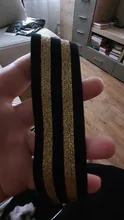 HL 40MM/50MM 1 metro de estampado en caliente banda elástica Nylon Correa DIY ropa bolsas Leggings accesorios de costura