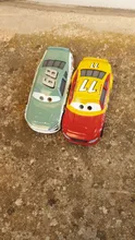 Disney Pixar-coches de juguete de alta calidad para niños, modelos de dibujos animados de Pixar Cars TSR Arnold Gearsley Pit Crew, de aleación, regalo de cumpleaños y Navidad