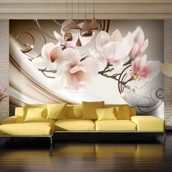 

Wall mural-Waves of Magnolia - 150x105 cm