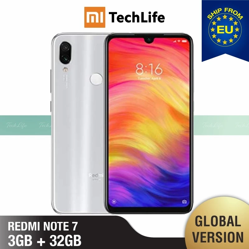 Глобальная версия Redmi Note 7 32 Гб rom 3 Гб ram(Совершенно новая/запечатанная) note 7, note7