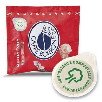 

150 Cialde Borbone miscela Rossa caffè cialda filtro carta da 44 mm compostabile