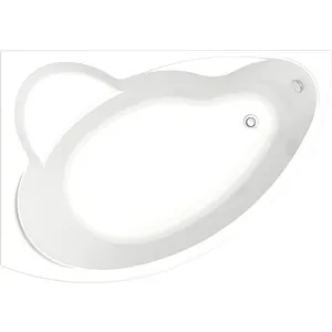 

Acrylic bath bas lagoon left 170x110 with frame, no hydromassage (in 00019)