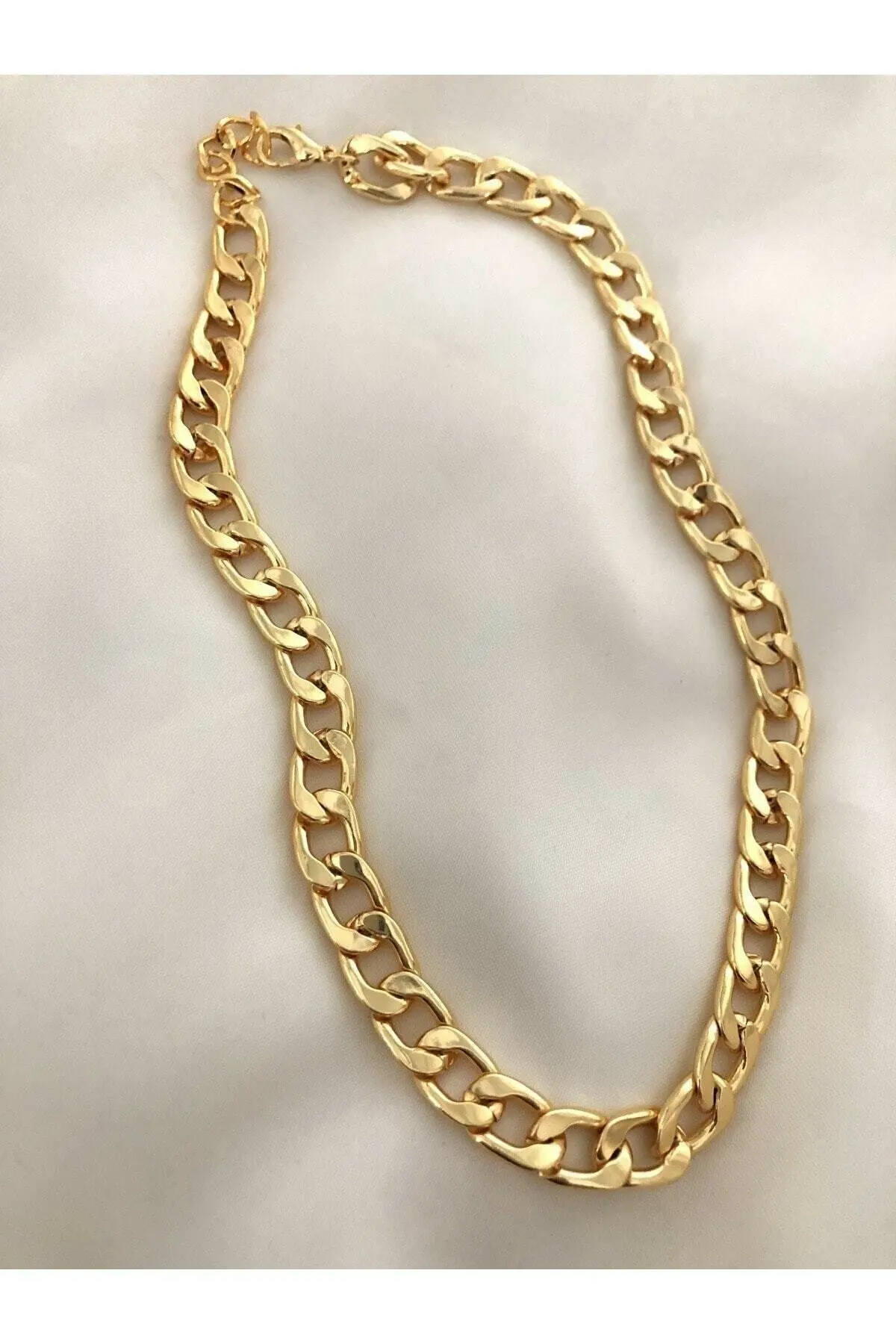 Gold Color Thick Chain Necklace Chain Choker Necklace For Women Gold Color Chain Necklace Jewelry Fashion Big Necklace for Women