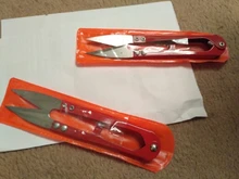 ZtDpLsd 1 Uds nuevo útil de acero inoxidable de U-forma de usar tijeras para cortar la línea de pesca recorte Nipper esencial accesorios con forma de cruz