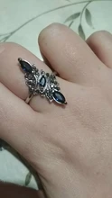 Clásico de moda de anillo de boda azul exquisito anillo de circón para mujer 2020 nueva moda joyería de la boda de regalo de Año Nuevo